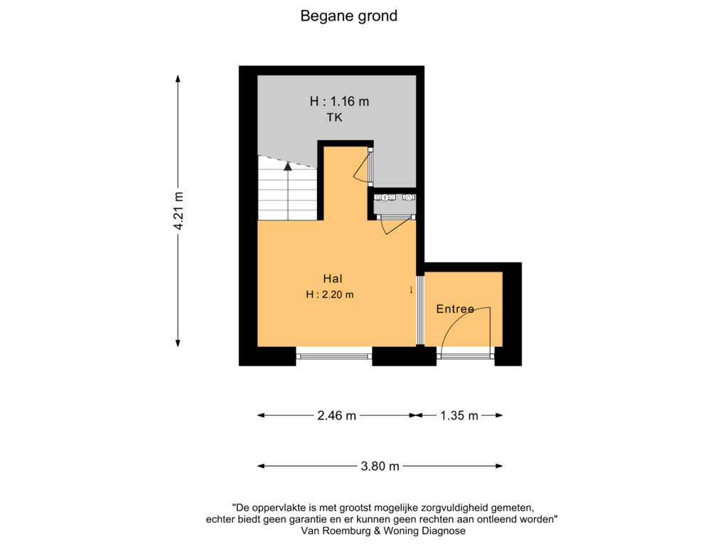 Bekijk plattegrond van Begane grond van Sophialaan 2-B