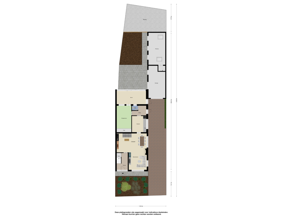 View floorplan of Begane Grond  Tuin of Baarleseweg 42