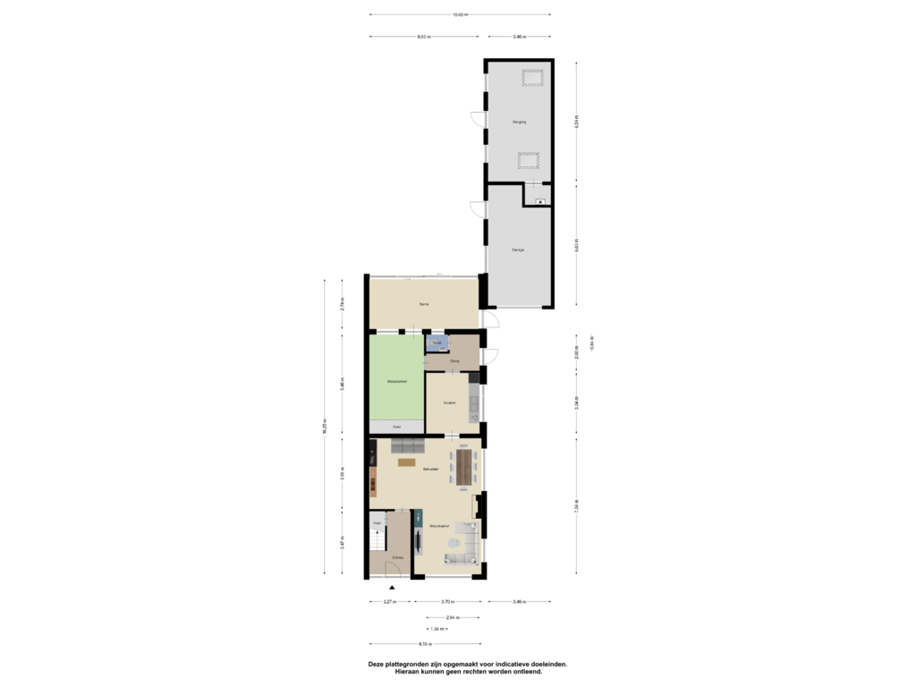 View floorplan of Begane Grond of Baarleseweg 42