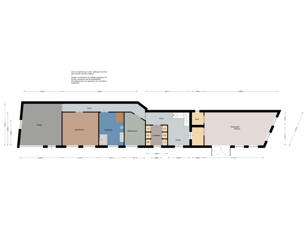 View floorplan of Begane grond of Achterdijk 12