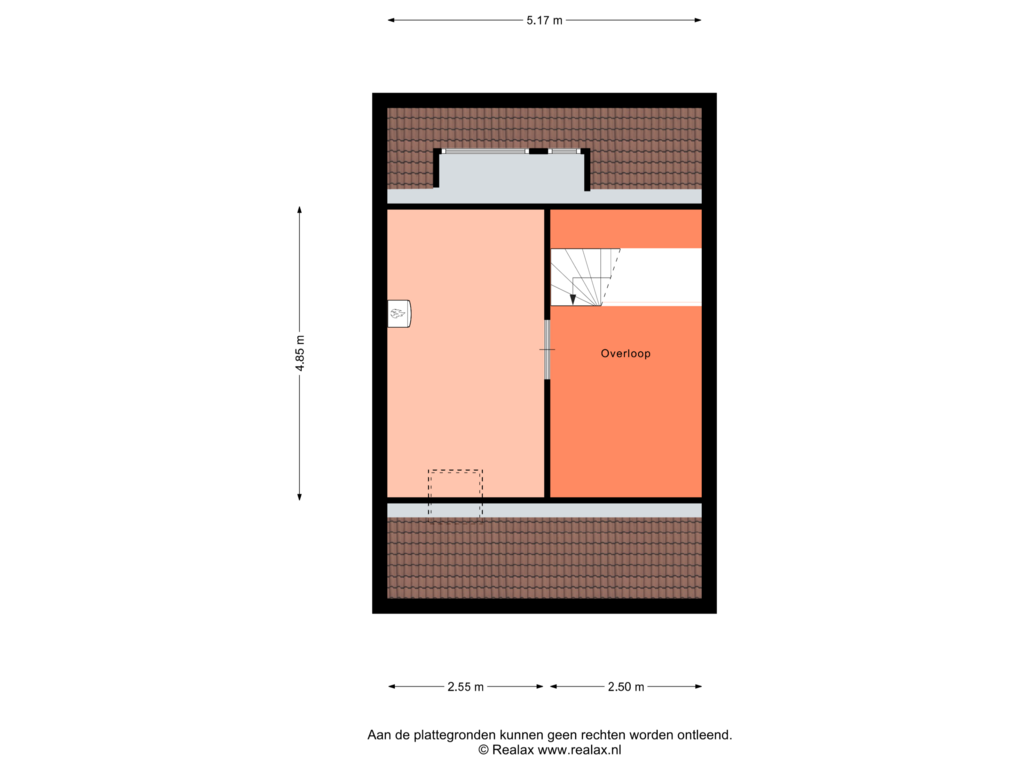 Bekijk plattegrond van Verdieping 2 van Macrinushof 7