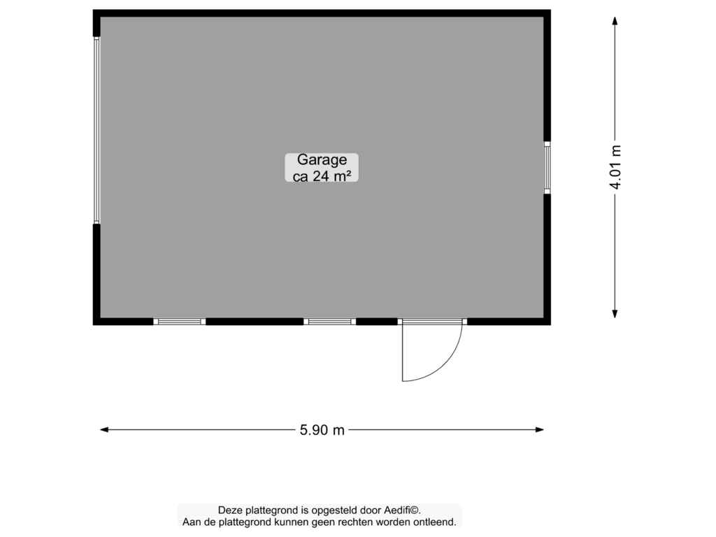 Bekijk plattegrond van Garage van Hoofdstraat 45