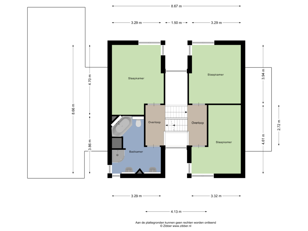 Bekijk plattegrond van Eerste verdieping van Mr. P.J. Oudsingel 215