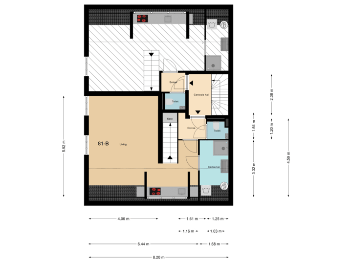 Begane grond Dam 81-B