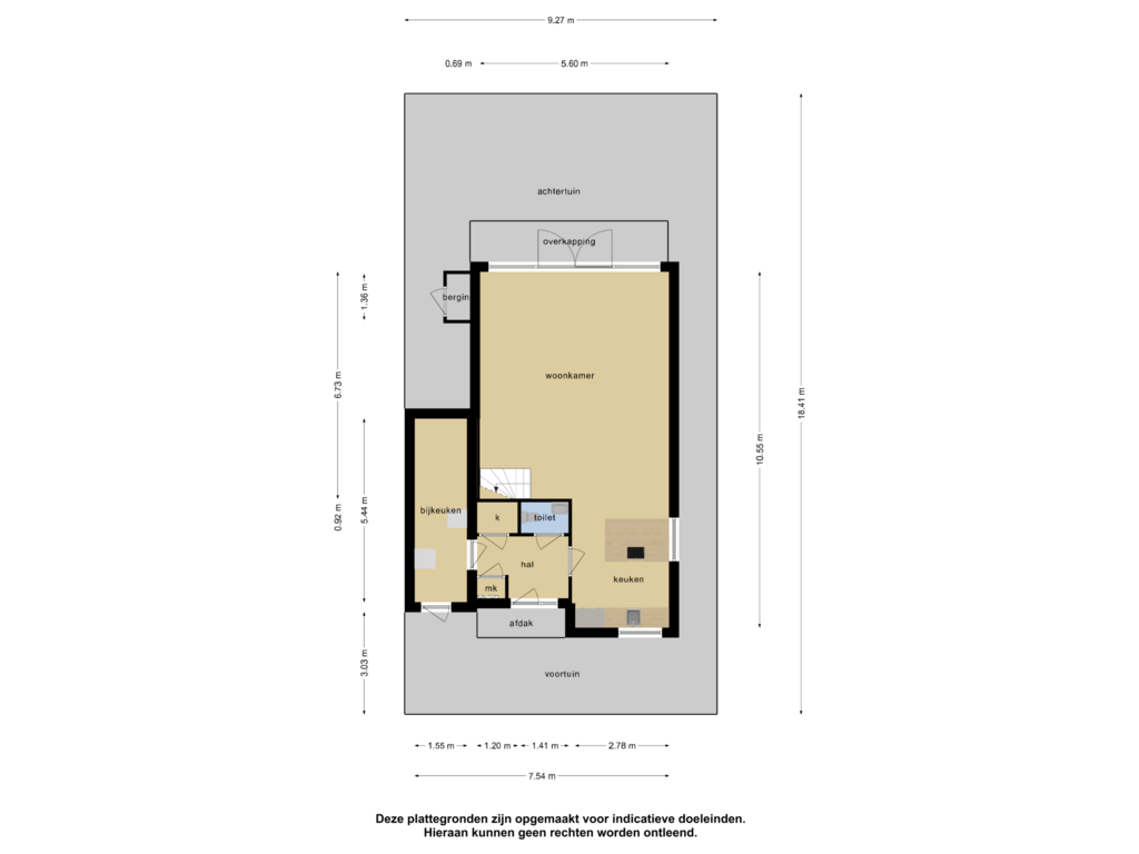 Bekijk plattegrond van Overzicht woning van Cornelis Dalenstraat 6