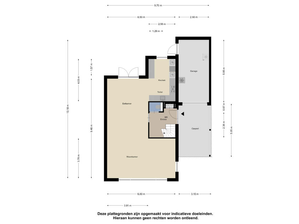 Bekijk plattegrond van Begane Grond van Secretaris Labanstraat 15