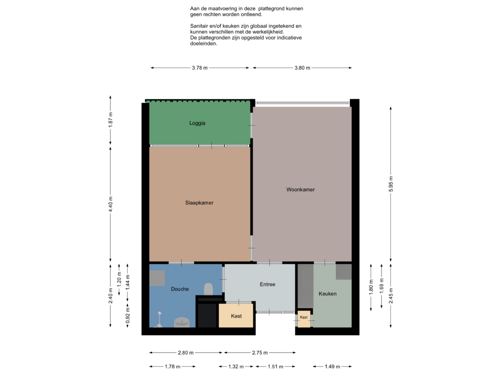 Bekijk plattegrond van First floor van Staakweg 39