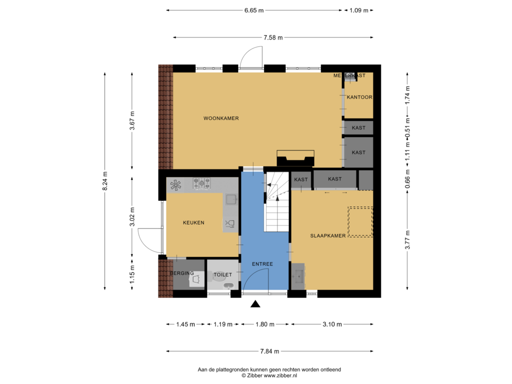 Bekijk plattegrond van Begane grond van Beatrixweg 36