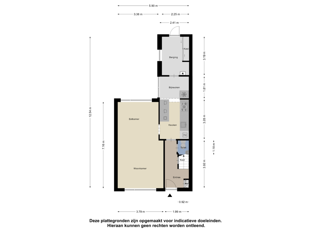 Bekijk plattegrond van Begane Grond van Lautastins 16