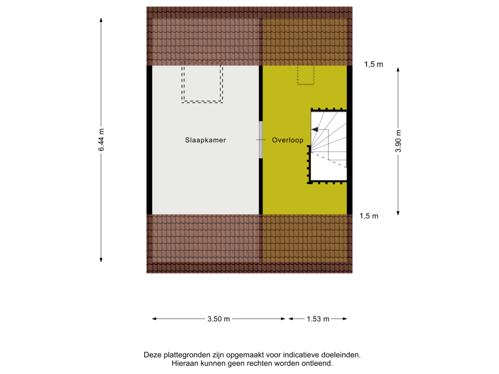 Bekijk plattegrond van 1e verdieping van Heemskerkstraat 41