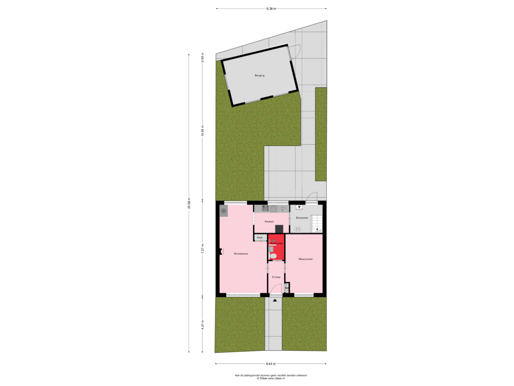 Bekijk plattegrond van Begane grond Tuin van Jakob de Graafstraat 4