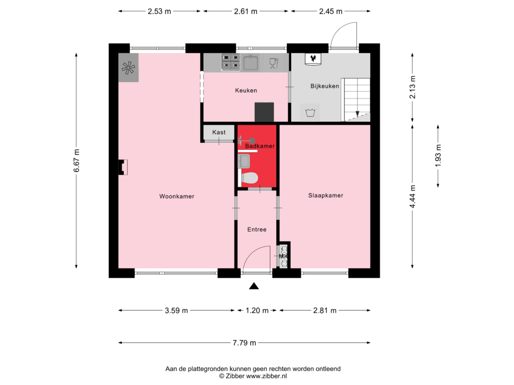 Bekijk plattegrond van Begane grond van Jakob de Graafstraat 4