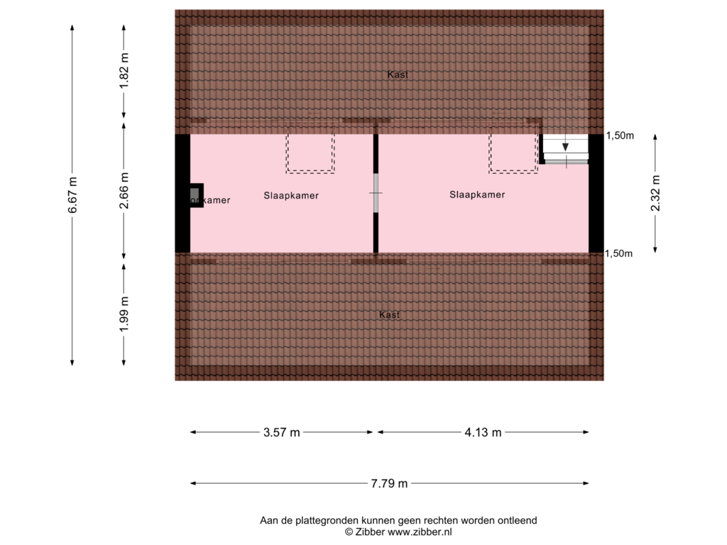 Bekijk plattegrond van Eerste verdieping van Jakob de Graafstraat 4