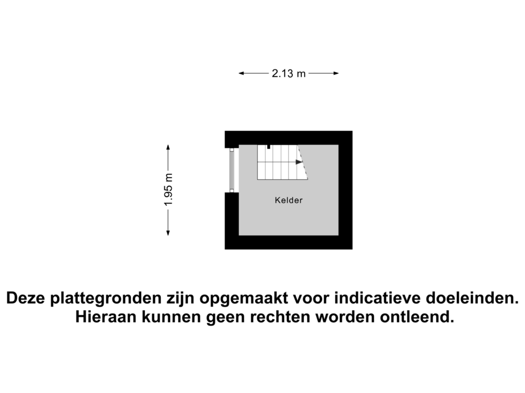 Bekijk plattegrond van Kelder van Hapseweg 8-C