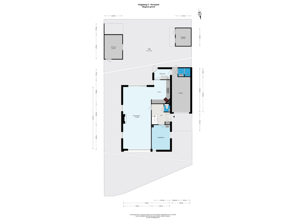 Bekijk plattegrond van Begane grond van Oogstweg 3