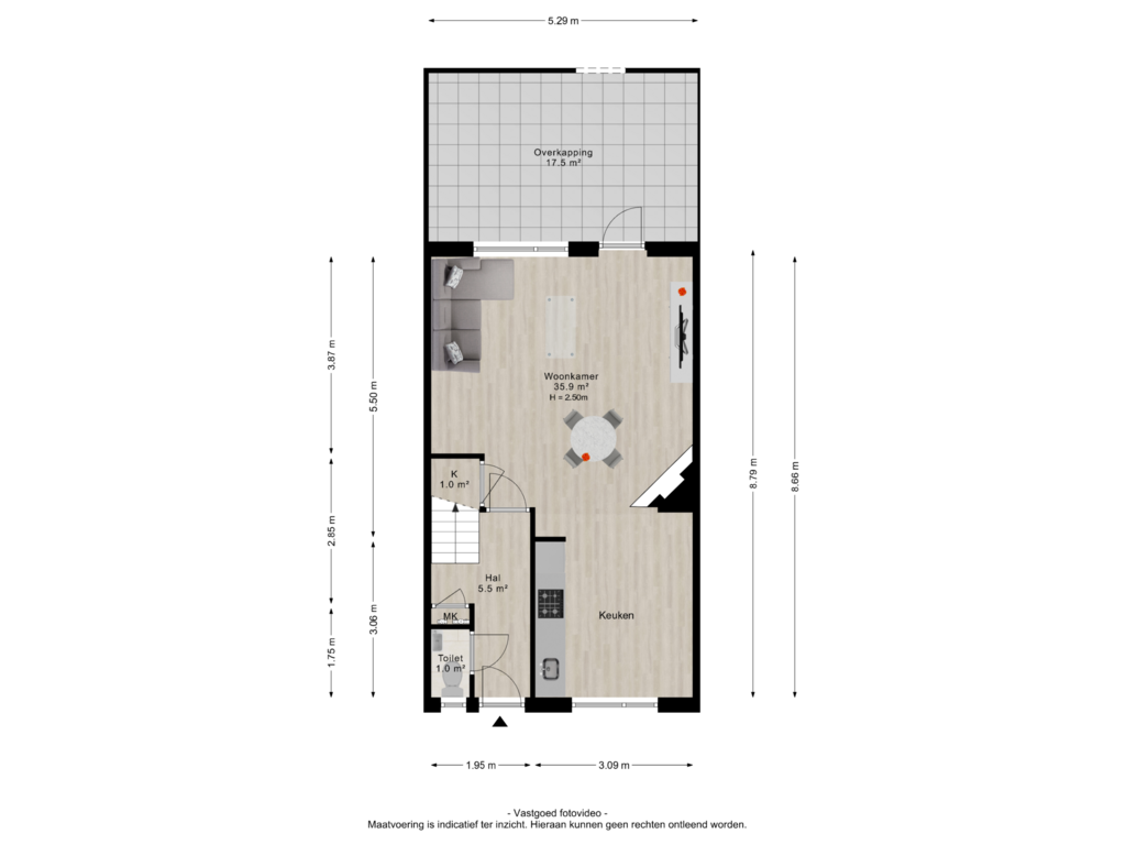 Bekijk plattegrond van Begane grond van Jasmijn 61