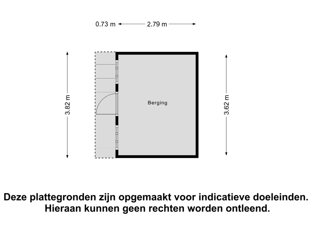 Bekijk plattegrond van Berging van Westdijk 40-BG61