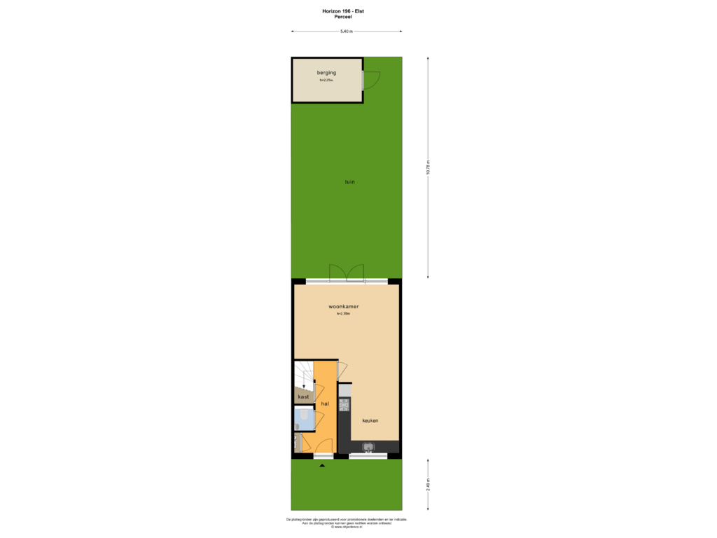 View floorplan of PERCEEL of Horizon 196