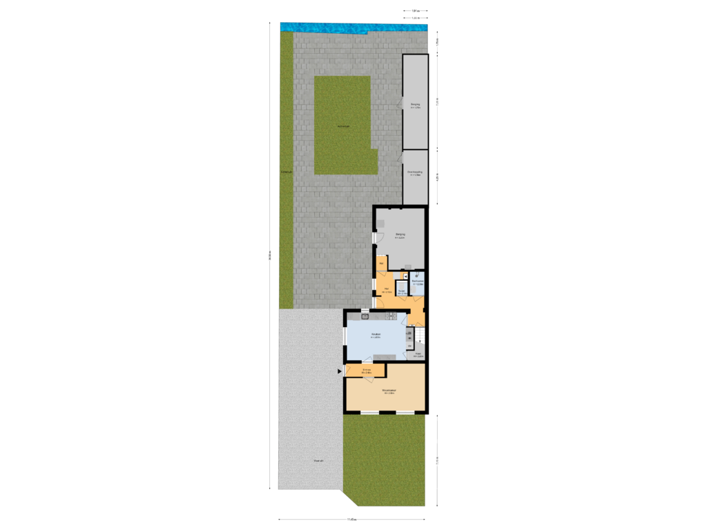 Bekijk plattegrond van Situatie van Pothuizerweg 10