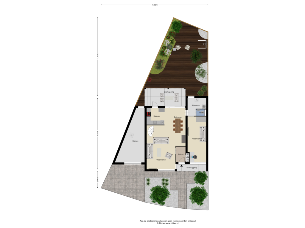 View floorplan of Begane Grond_tuin of Thorbeckelaan 125