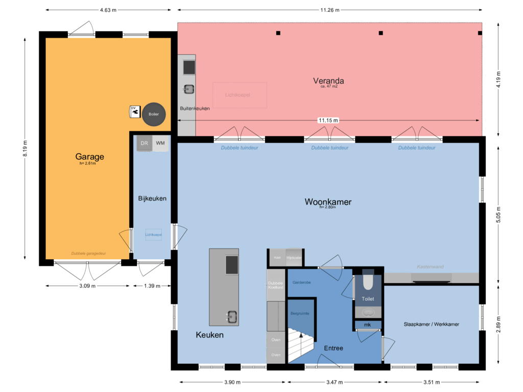 Bekijk plattegrond van bg van Noorderdracht 104