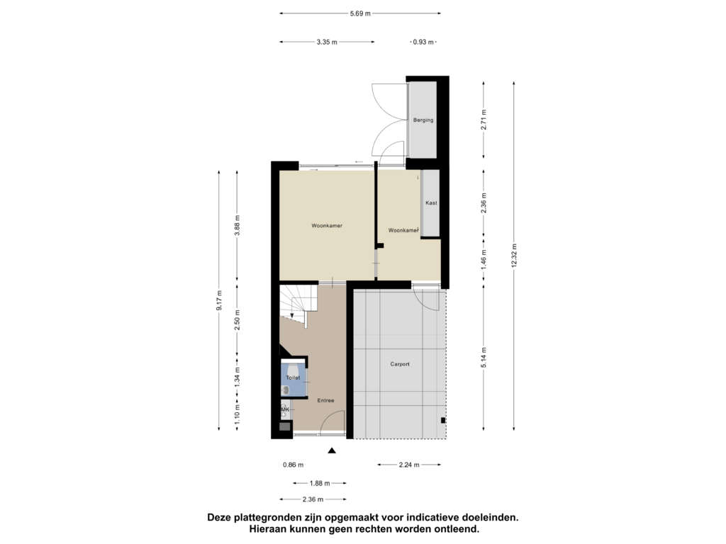 Bekijk plattegrond van Begane Grond van Pigalle 13