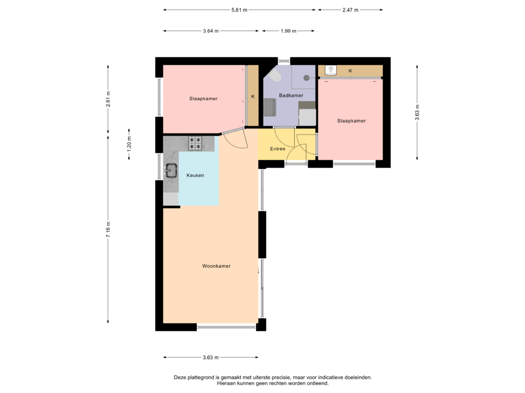 Bekijk plattegrond van Begane Grond van Bultweg 25-R69