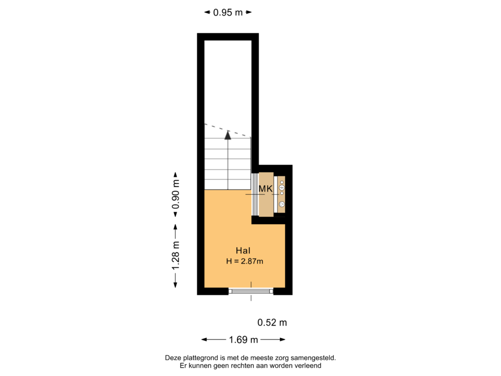 Bekijk plattegrond van Begane grond van Eendrachtsstraat 33