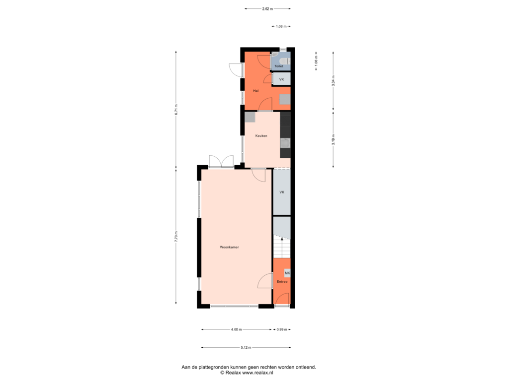 Bekijk plattegrond van Begane grond van Piet Heinstraat 3