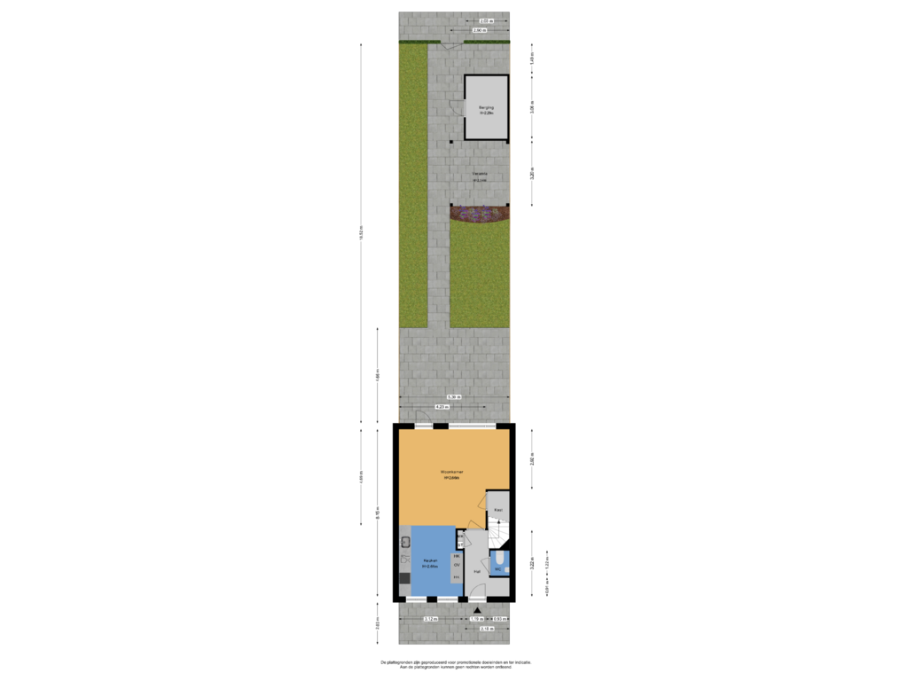 Bekijk plattegrond van Situatie van Vliegenzwam 91