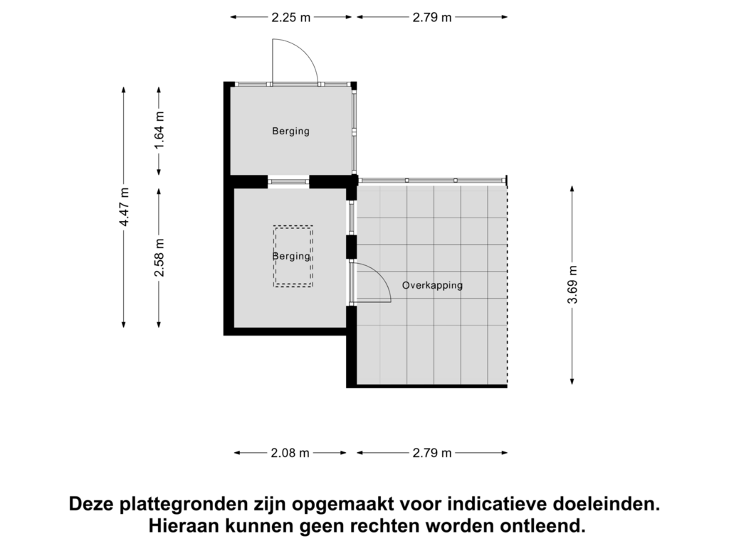 Bekijk plattegrond van Berging van Scaldisstraat 11