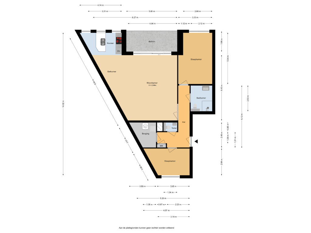 Bekijk plattegrond van Plattegrond van Hortus 66