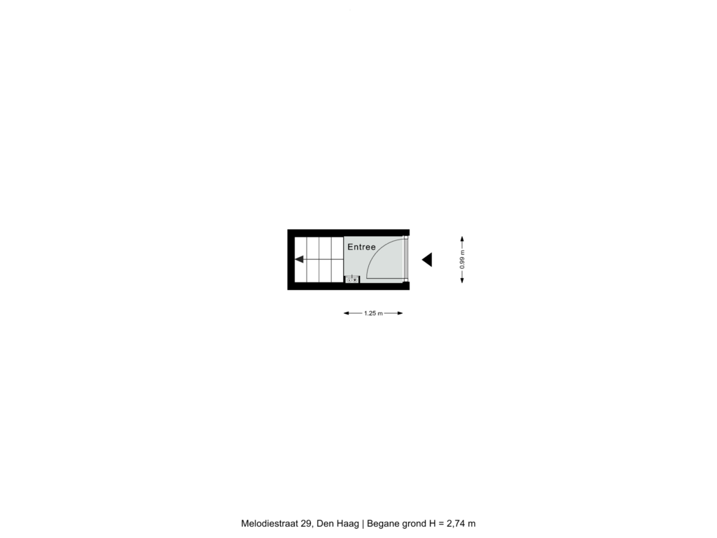 Bekijk plattegrond van Begane grond van Melodiestraat 29