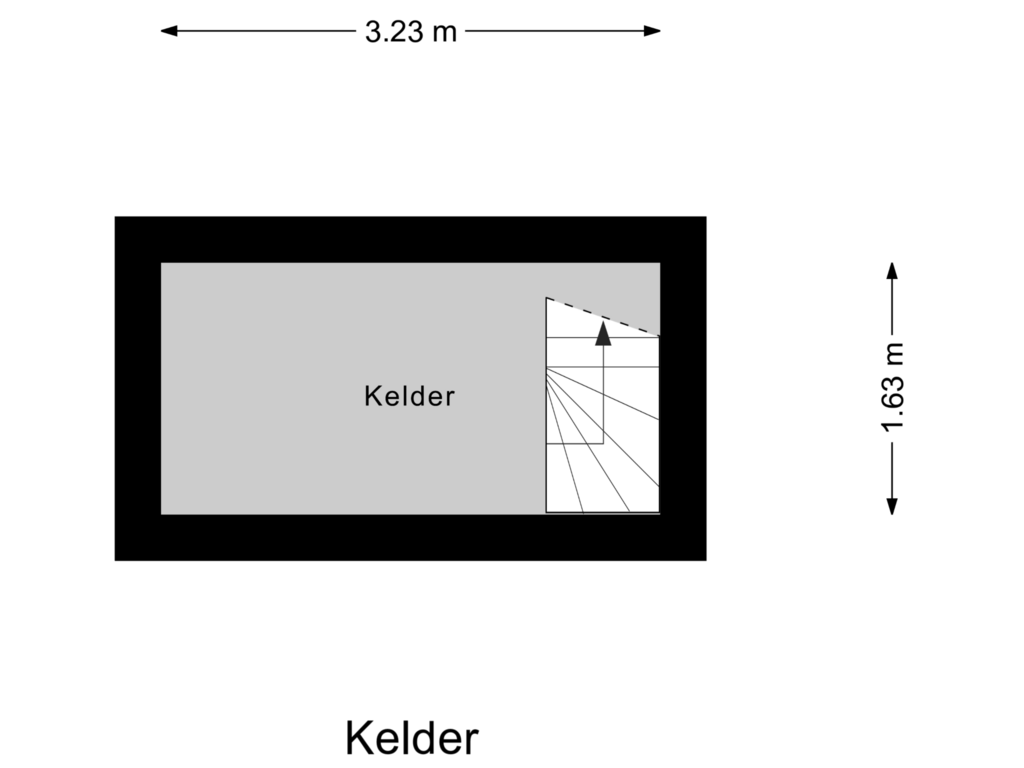 Bekijk plattegrond van Kelder van Paterstraat 26