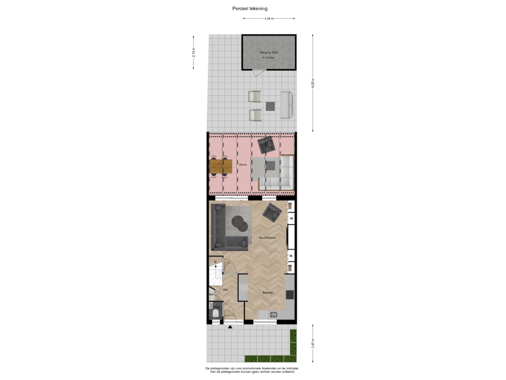 Bekijk plattegrond van Tuin van Hillekensacker 3043