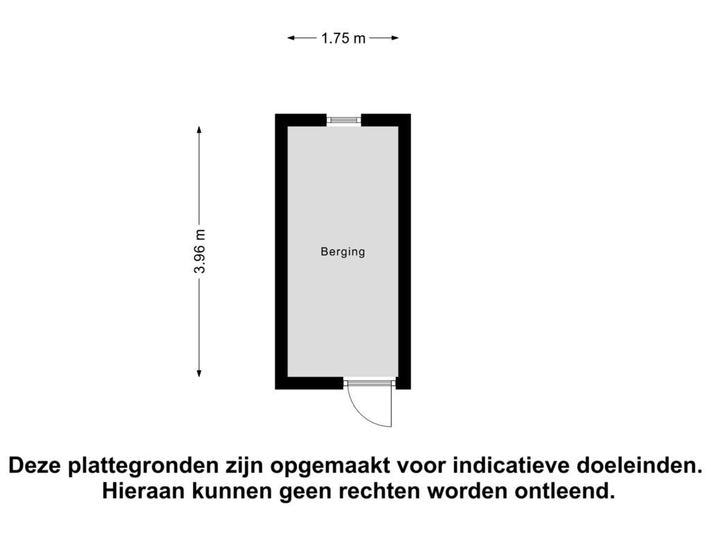 Bekijk plattegrond van Berging van Banckertlaan 83