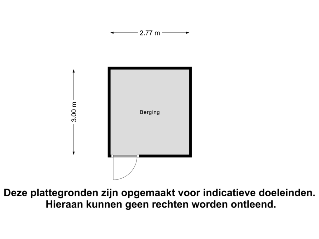 Bekijk plattegrond van Berging van Pontonniersweg 388