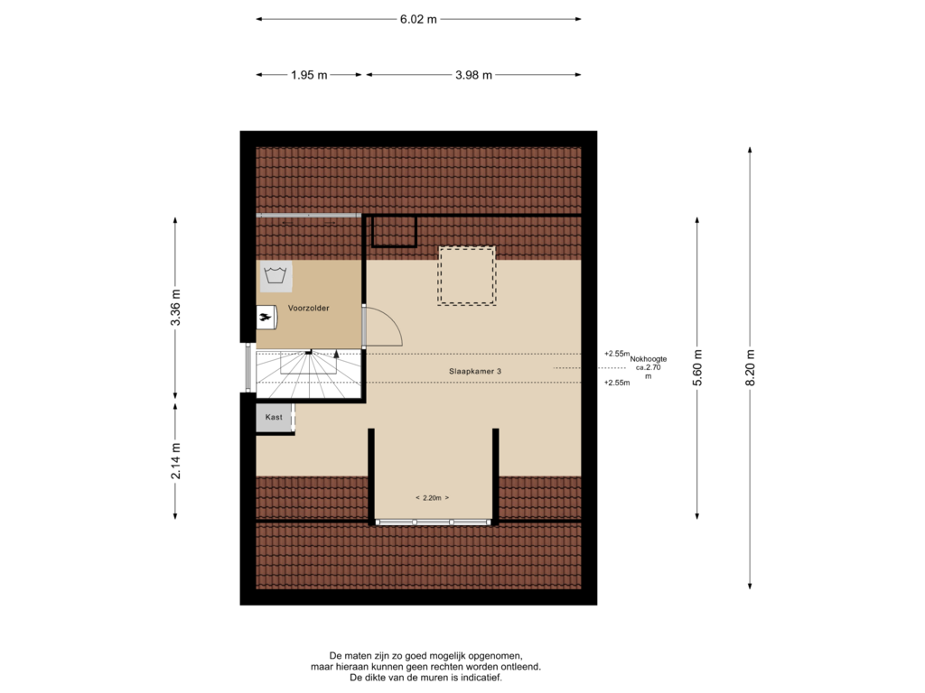 View floorplan of 2e Verdieping of Sleedoornhof 9