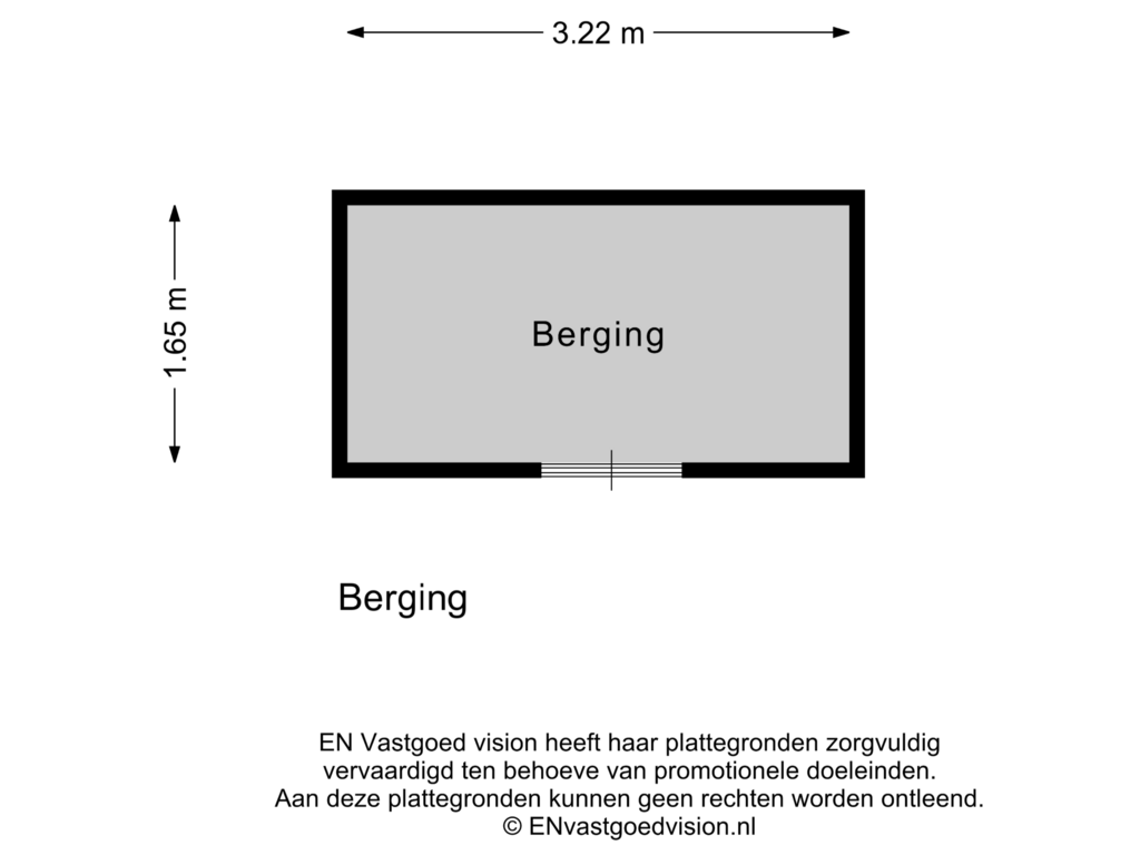 Bekijk plattegrond van Berging van Leksmondhof 234