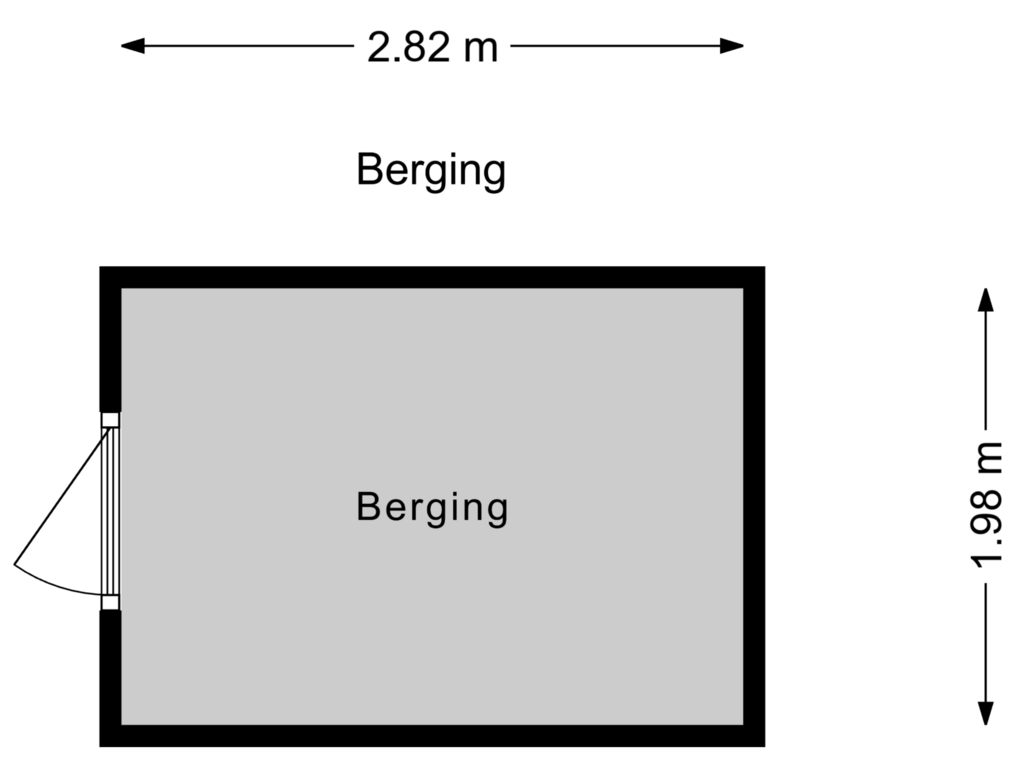 Bekijk plattegrond van Berging van Zeezwaluwstraat 53