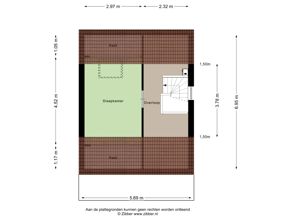 View floorplan of Zolder of Nierslaan 18