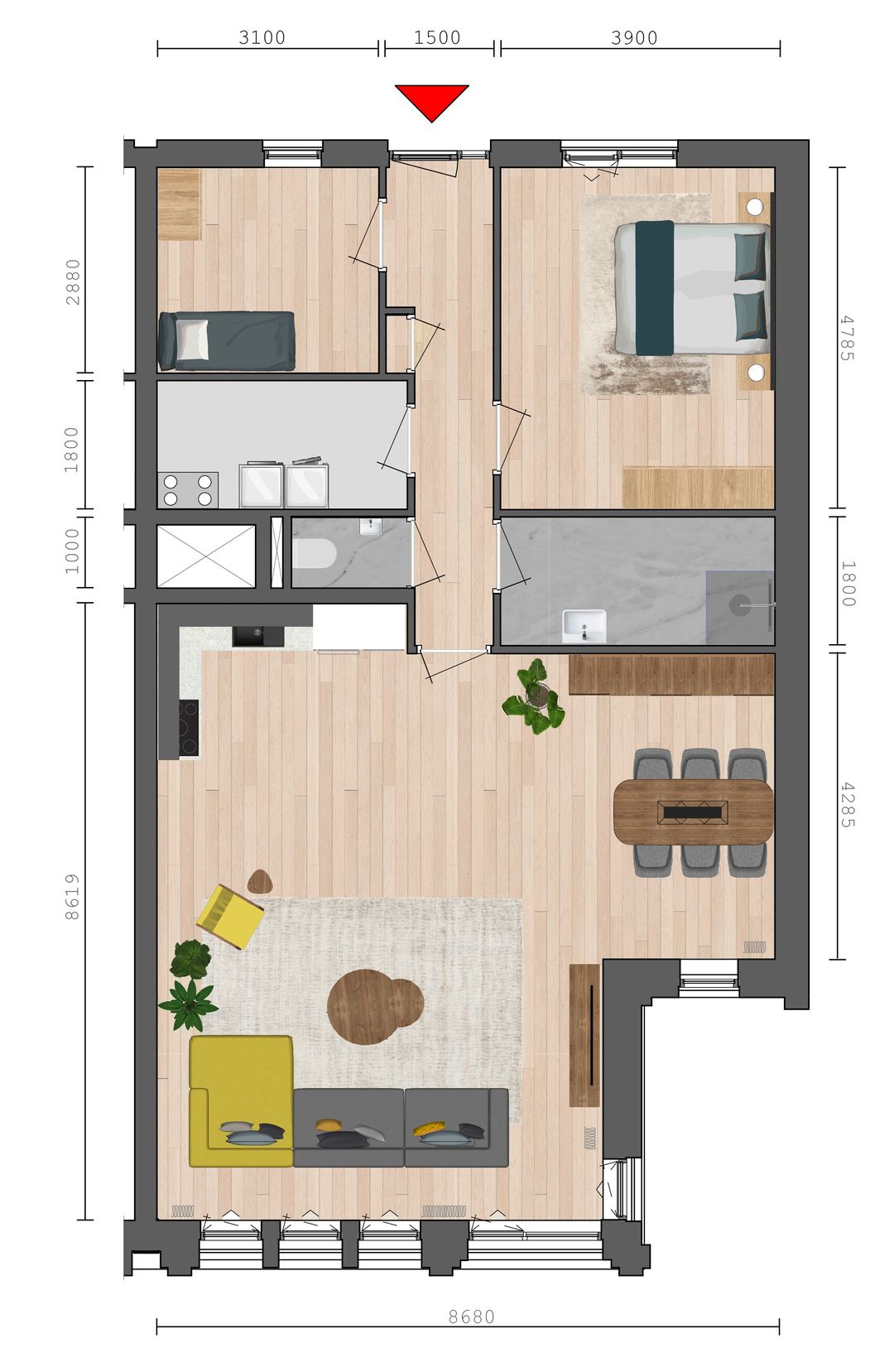 Foto 1 van Vaart ZZ 40a begane grond (bouwnummer 4)