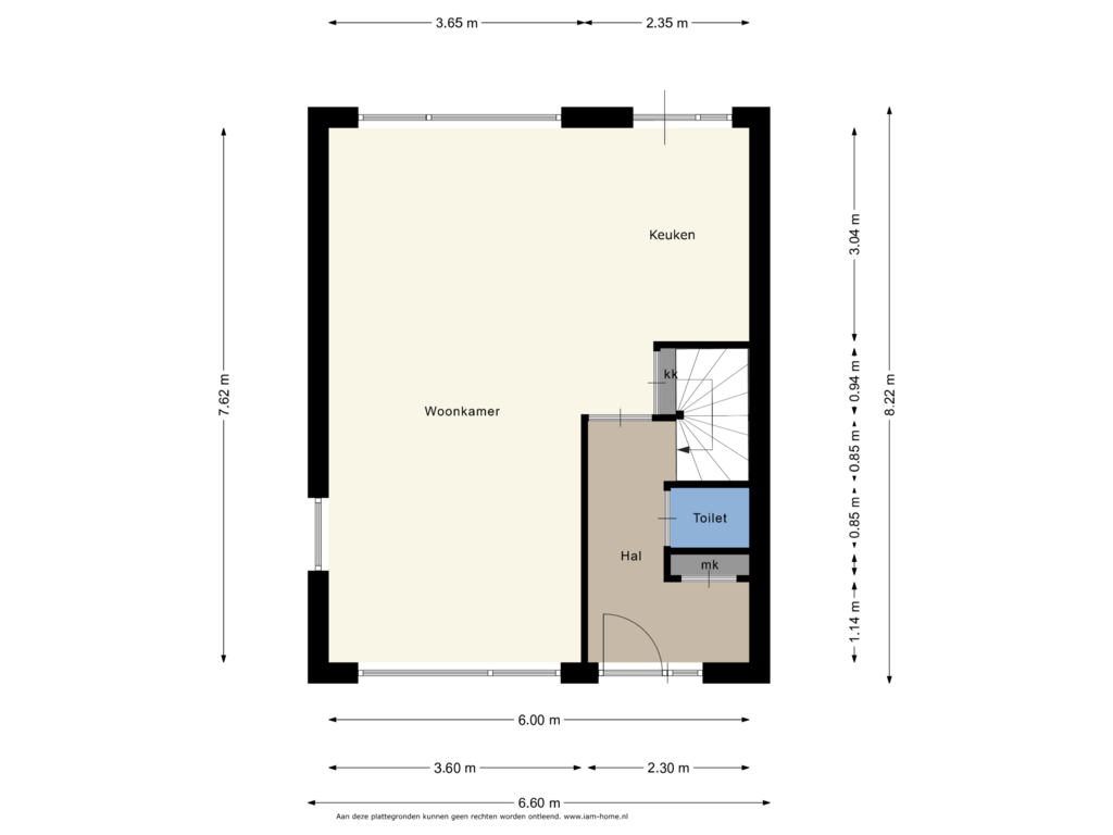 Bekijk plattegrond van Beganegrond van den Deel 9