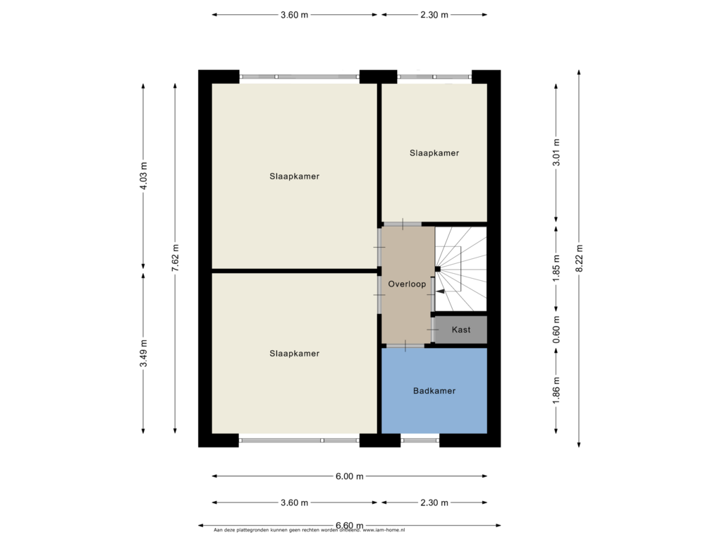 Bekijk plattegrond van 1e Verdieping van den Deel 9