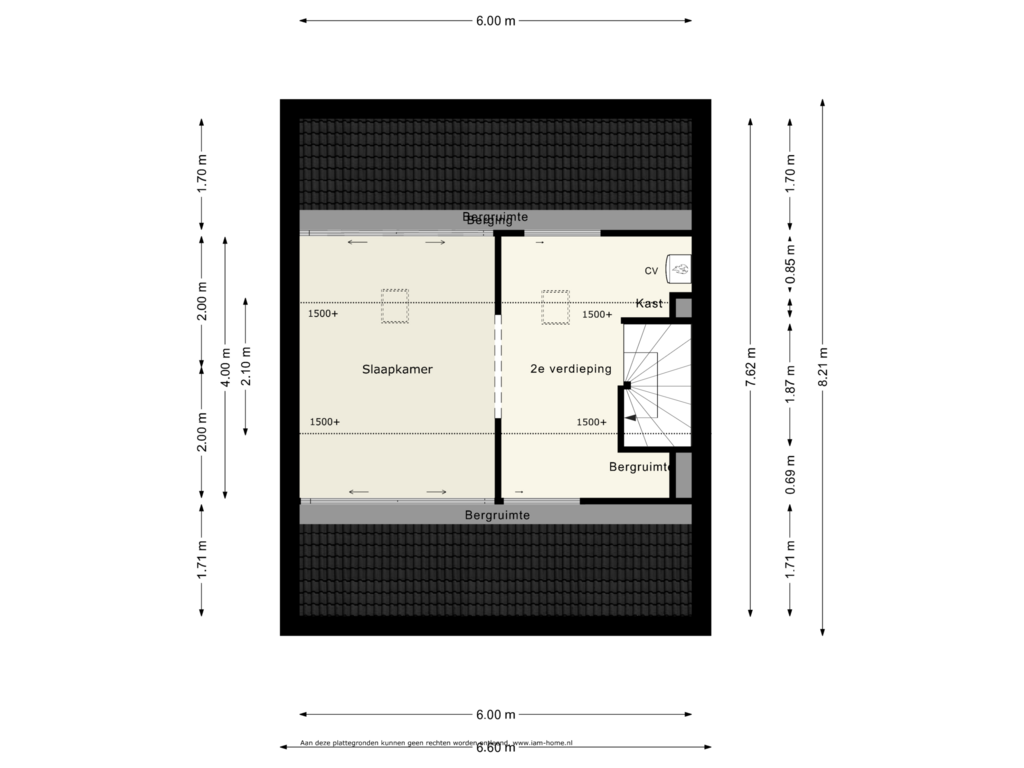 Bekijk plattegrond van 2e Verdieping van den Deel 9