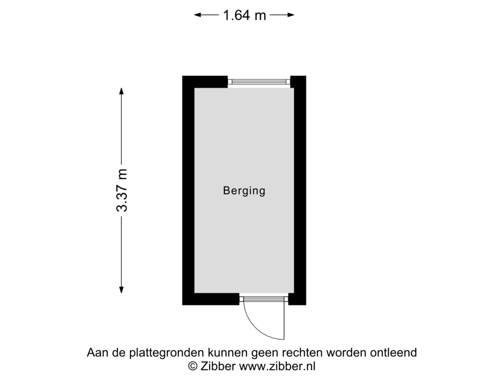 Bekijk plattegrond van Berging van Stalpaertstraat 113