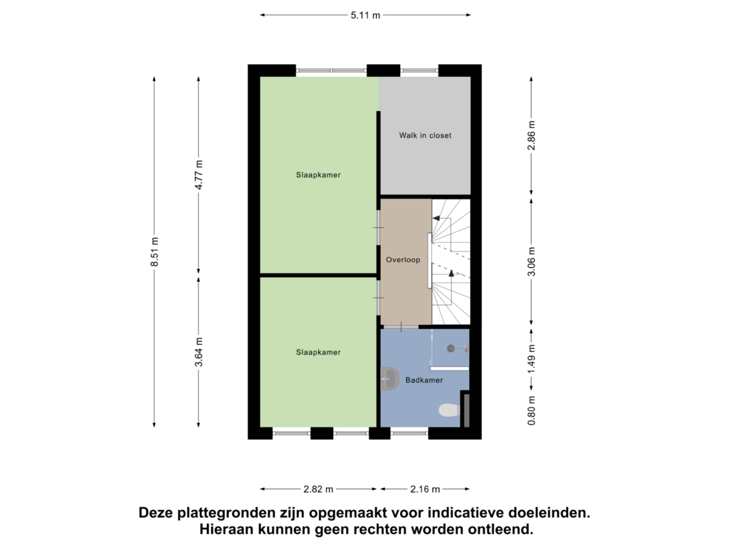 Bekijk plattegrond van Eerste verdieping van Boeier 9