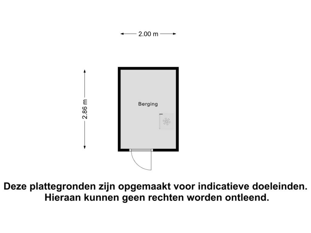 Bekijk plattegrond van Berging van Boeier 9