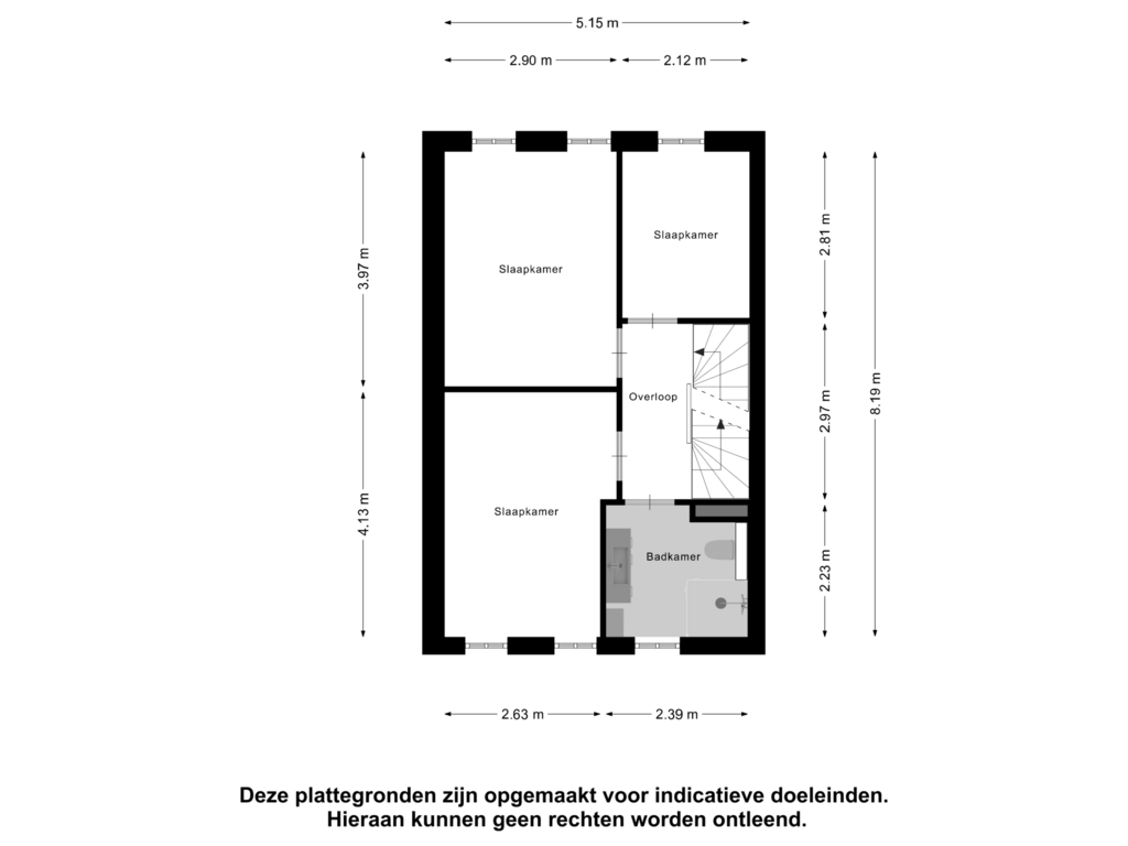 Bekijk plattegrond van Eerste Verdieping van Fregat 36