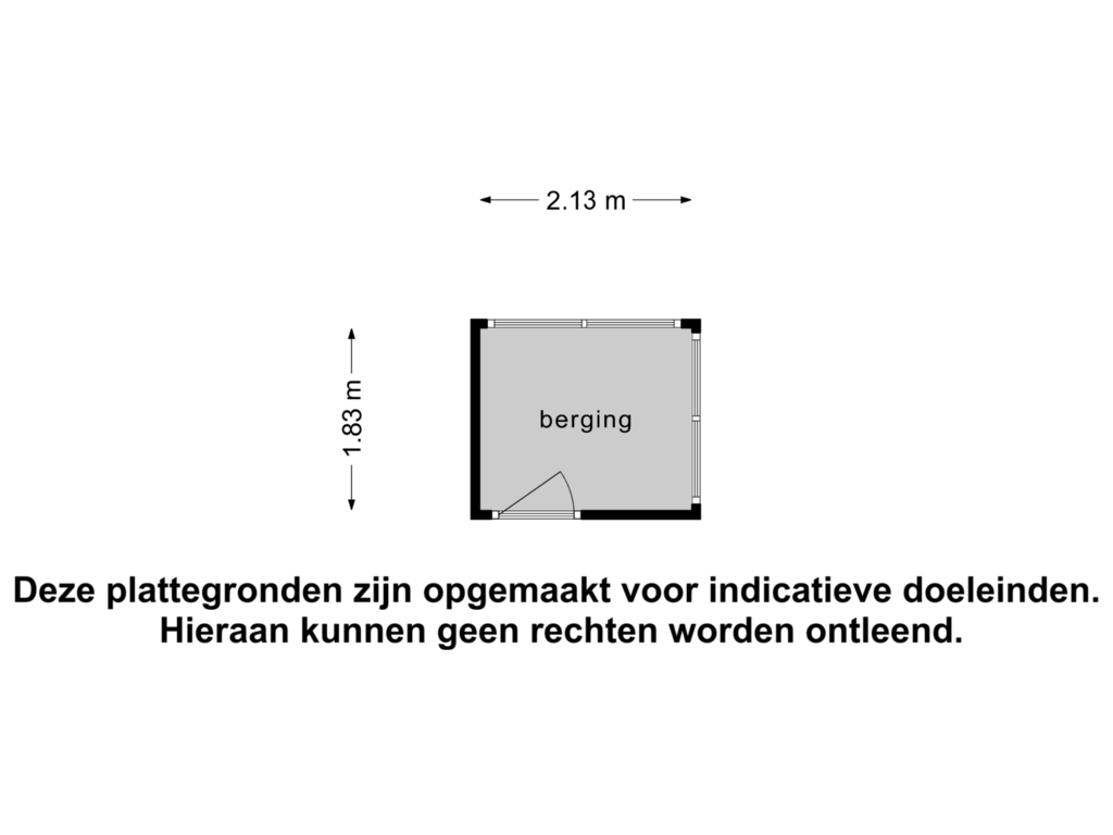 Bekijk plattegrond van Berging van Groeseindstraat 71-C